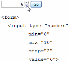 Opera rendering input type=number field